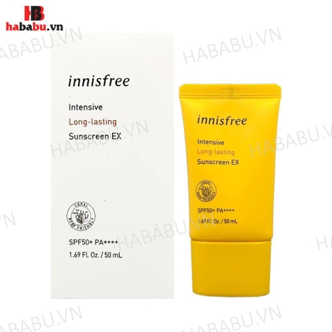 Kem chống nắng Innisfree Long Lasting Sunscreen Ex 50ml chính hãng