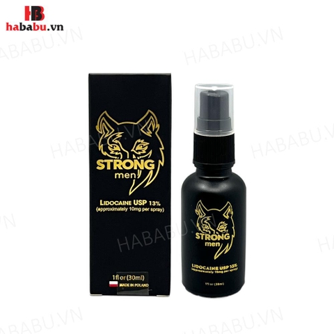 Xịt chống xuất tinh sớm Strong Men 30ml chính hãng