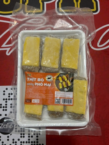 HD THỊT BÒ NƯỚNG PHÔ MAI 300G 6Q