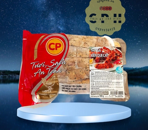 CP Thịt Gà Xiên Que Cay 500gr