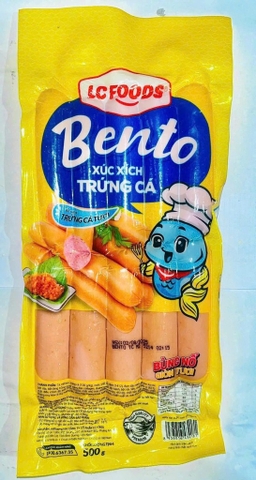 LC XÚC XÍCH TRỨNG CÁ BENTO 500G