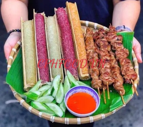 Cơm Lam Ngũ Sắc ( Set 5 ống)