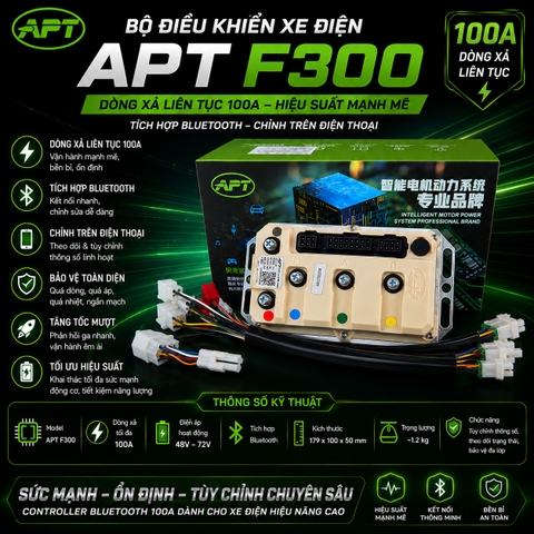bo-dieu-khien-xe-dien-apt-f300-dong-xa-100a-bluetooth-tich-hop-trong-mach