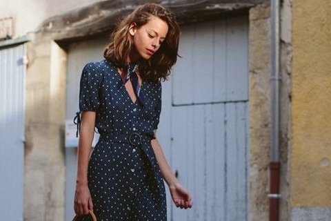 Váy cài khuy tôn nét thanh lịch cho phái đẹp