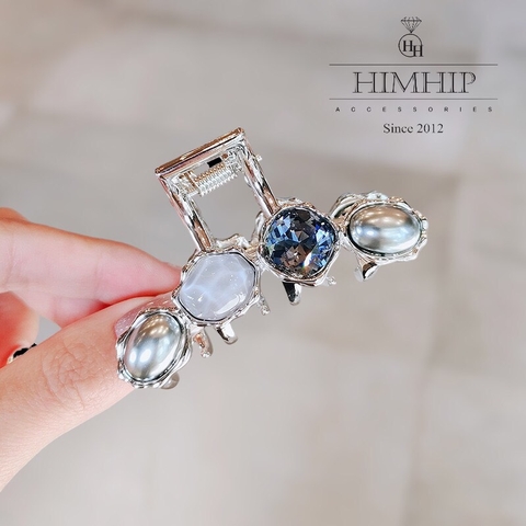 Kẹp Càng Cua HimHip HKCC Đính Bốn Viên Đá Sang Trọng 3.5x6.5cm