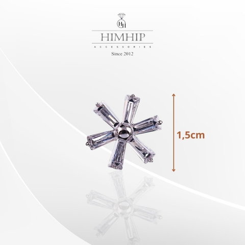 Set Quà HimHip Khăn Lụa Vuông 70x70cm & Cài Áo Kèm Túi Hộp Thiệp - 535