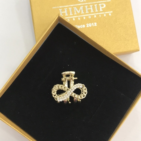 Kẹp Càng Cua HimHip HKCC Đính Đá Mix Trai Vô Cực Cá Tính 2.8cm