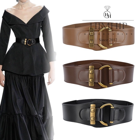 Dây Lưng HimHip Da Thật Mix Chun Khóa Móc Sang Trọng 5x78cm