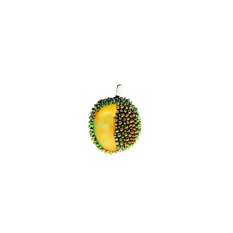 Pin cài cúc trái sầu riêng đáng yêu 1.2*1.7cm