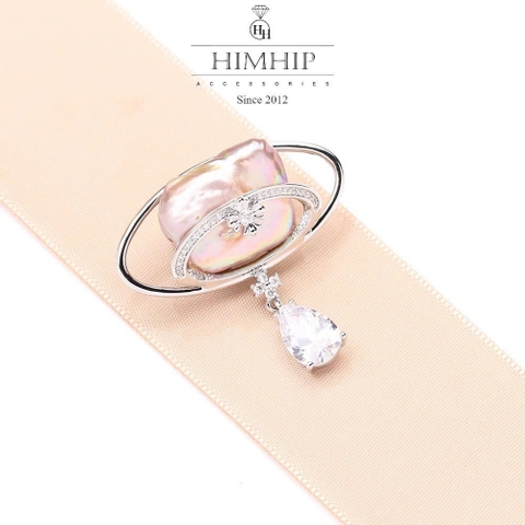 Trâm, Ghim Cài Áo Himhip Vũ Trụ Quý Phái HKCC Phối Trai Dị 4*4,5cm