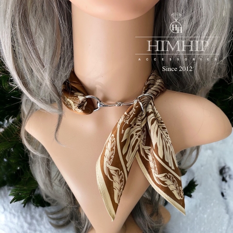 Khăn Lụa Cao Cấp HimHip 53x53cm Khăn Quàng Quà Tặng Khăn - 38