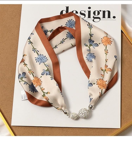 Khăn Tuban Lụa HimHip 50x12cm Khăn Quàng Quà Tặng Khăn - 12