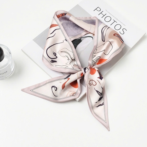 Khăn Lụa Tuban HimHip 97x9.7cm Khăn Thắt Túi Quà Tặng Khăn - 17