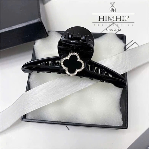 Kẹp Càng Cua HimHip Composite Cỏ 4 Cánh May Mắn Phối Viền Phale Sang Trọng