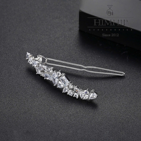 Kẹp Mái HimHip HKCC Sóng Phale Lấp Lánh 6.5x1.2cm