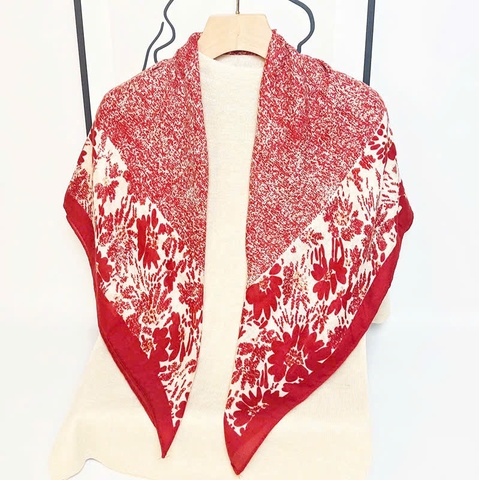 Khăn Lụa Viscose HimHip 90x90cm Khăn Quàng Quà Tặng Khăn - 82