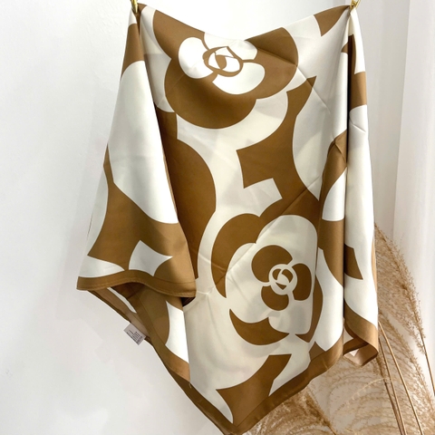 Khăn Lụa Cotton HimHip 90x90cm Khăn Quàng Quà Tặng Khăn - 71