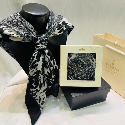 Set Quà HimHip Khăn Viscose  90x90cm Kèm Túi Hộp Thiệp - 1037
