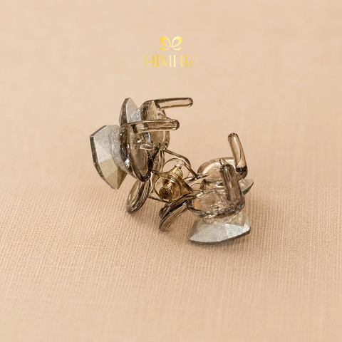 Kẹp Đỉnh HipHip Composite Nơ Phale Nhỏ 4 Răng 2.5x2.2cm