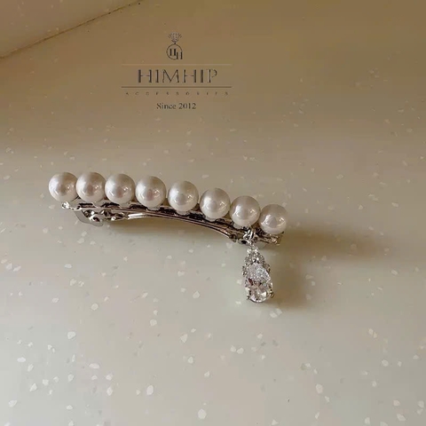 Kẹp Bấm HimHip HKCC Hàng Giả Trai Phối Giọt Phale 6.3*3cm