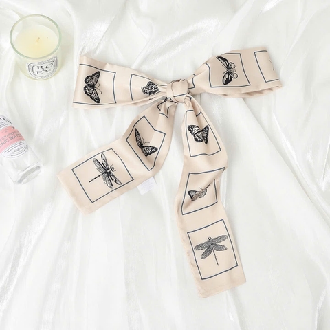 Khăn Lụa Tuban HimHip 7x130cm Khăn Thắt Túi Quà Tặng Khăn - 14