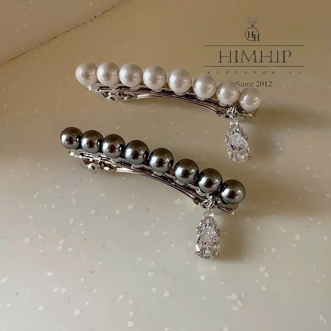 Kẹp Bấm HimHip HKCC Hàng Giả Trai Phối Giọt Phale 6.3*3cm