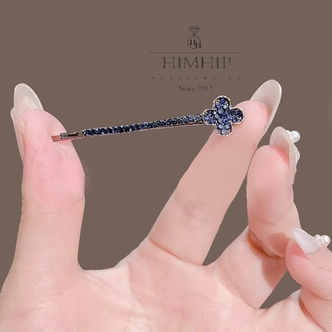 Kẹp Mái HimHip HKCC Cỏ 4 Lá Phale Lấp Lánh 5.8*1.2cm