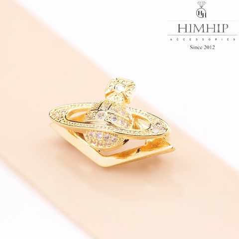Trâm, Ghim Cài Áo HimHip Vũ Trụ Vàng Sang Trọng HKCC Đính Phale 3*2cm