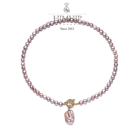 Vòng Cổ HimHip Trai Dị Phối Mặt Trai Trai Dị Vuông 42+4cm