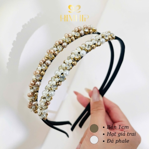 Bờm HimHip Dáng Mảnh Kết Đá Trai Nhỏ Sang Trọng 1cm