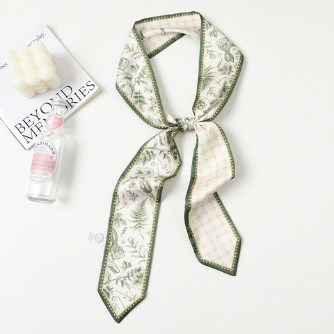 Khăn Lụa Tuban Lụa 125x7.4cm HimHip Khăn Thắt Túi Quà Tặng Khăn