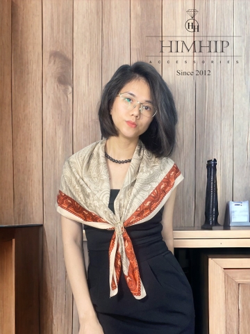 Khăn Lụa Cotton Khổ Vuông 90*90cm - 21