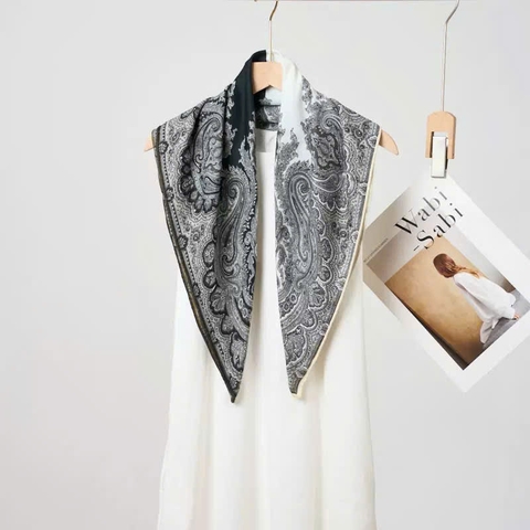 Khăn Viscose 2 Mặt HimHip 65x65cm Khăn Quàng Quà Tặng Khăn - 65