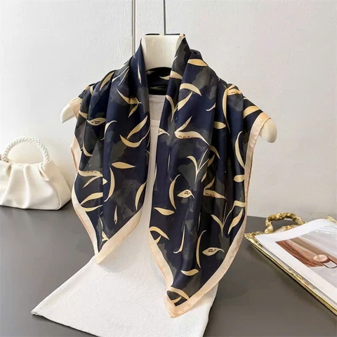 Khăn Lụa Thời Trang HimHip 70x70cm Khăn Quàng Quà Tặng Khăn - 332
