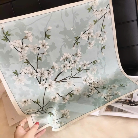 Khăn Lụa Cao Cấp HimHip 53x53cm Khăn Quàng Quà Tặng Khăn - 76