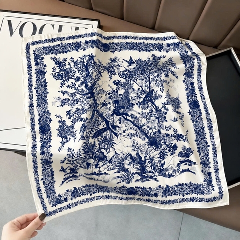 Khăn Lụa Cao Cấp HimHip 53x53cm Khăn Quàng Quà Tặng Khăn - 69
