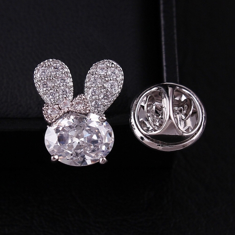 Set Quà Valentine HimHip Ghim Cài BearBrick Kèm Túi Hộp Thiệp - 256