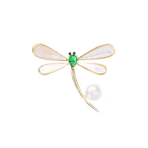 Trâm, Ghim Cài Áo HimHip Chuồn Chuồn Cánh Khảm Trai Thanh Lịch HKCC Mix Trai 4cm