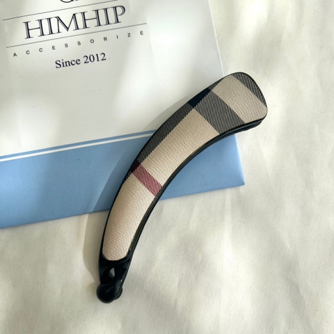 Kẹp Móc Dọc HimHip Composite Phối Vải Họa Tiết Đơn Giản