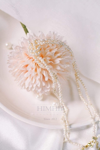 [Thiết kế] Vòng cổ ngọc trai 4mm 4in1 cao cấp 38cm+5cm (Không Kèm Túi Hộp)