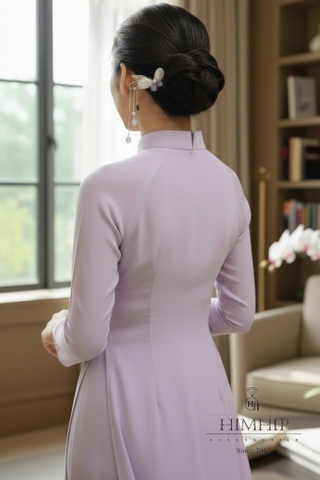 Trâm Cài Tóc HKCC Bích Điệp 17.5*10.5cm Kèm Hộp Phụ Kiện Áo Dài