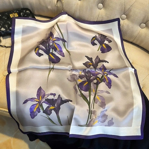 Khăn Lụa Cao Cấp HimHip 53x53cm Khăn Quàng Quà Tặng Khăn - 64