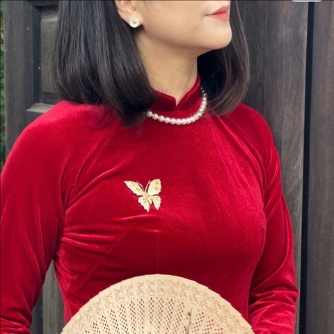 Trâm, Ghim Cài Áo HimHip Bướm Cánh Đá Sang Trọng HKCC Đính Phale 3,5*5cm Phụ Kiện Áo Dài