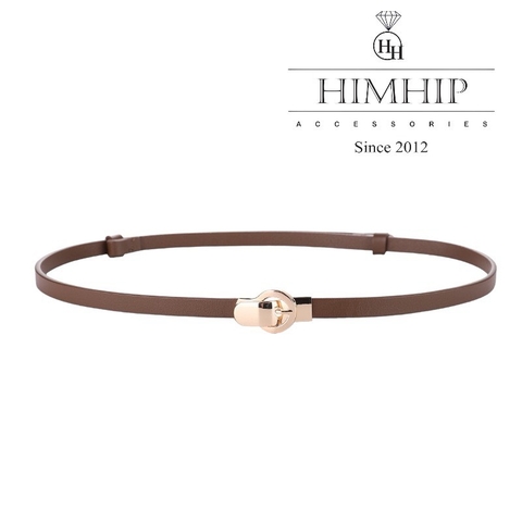 Dây Lưng HimHip Da Gắn Khóa Móc Thanh Lịch 1x93cm