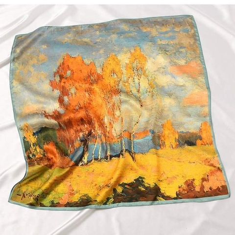 Khăn Lụa Cao Cấp HimHip 65x65cm Khăn Quàng Quà Tặng Khăn