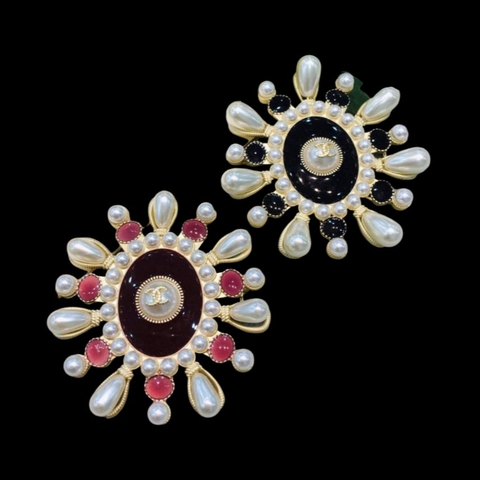 Trâm, Ghim Cài Áo HimHip Chữ X Nhỏ Mặt Tròn Thanh Lịch HKCC Mix Trai 6cm