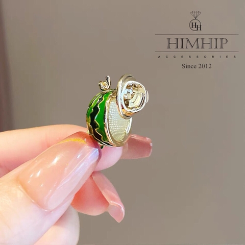 Pin Cài Áo HimHip Quả Dưa Hấu Dễ Thương HKCC Phủ Bóng 2cm