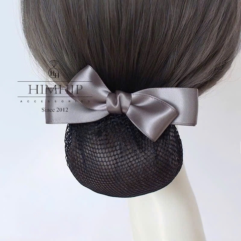 Kẹp Bối, Búi Lưới HimHip Nơ Vải Thanh Lịch - Loại 2