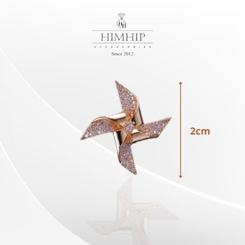 Pin Cài Áo HimHip Nam Nữ Chong Chóng Đáng Yêu HKCC Đính Phale  2*2cm