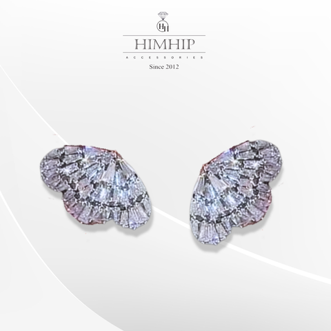 Khuyên Tai Nụ HimHip Cánh Bướm Sang Trọng HKCC Đính Phale 2*1.5cm